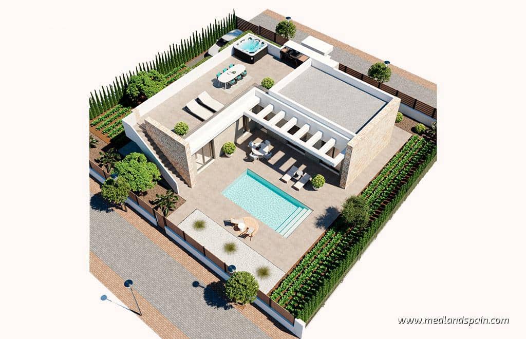 3 makuuhuone Huvila myytävänä paikassa Hacienda del Alamo mukana uima-altaan 
autotalli - 374 900 € (Ref: 9907038)