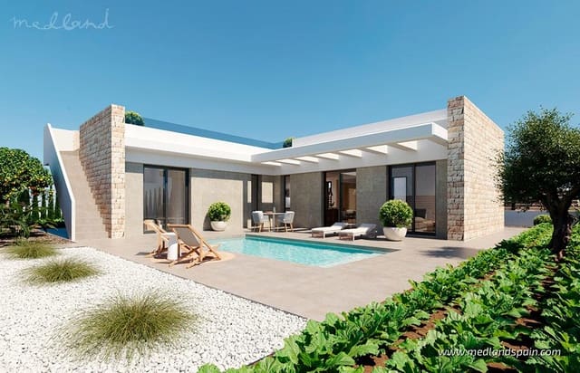 3 makuuhuone Huvila myytävänä paikassa Hacienda del Alamo, Fuente Alamo de Murcia mukana uima-altaan 
autotalli - 374 900 € (Ref: 9907038)