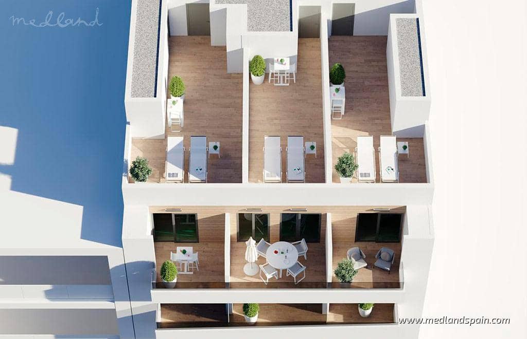 1 makuuhuone Huoneisto myytävänä paikassa Torrevieja mukana uima-altaan - 259 000 € (Ref: 9915509)