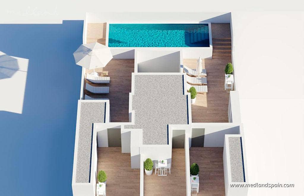 1 makuuhuone Huoneisto myytävänä paikassa Torrevieja mukana uima-altaan - 259 000 € (Ref: 9915509)