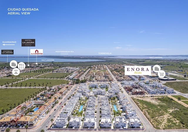 2 makuuhuone Huoneisto myytävänä paikassa Ciudad Quesada, Rojales mukana 
autotalli - 302 500 € (Ref: 7993418)