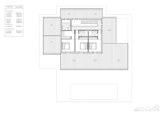 4 bedroom Villa for sale in Moraira, Teulada-Moraira with pool - € 1,795,000 (Ref: 8465435)