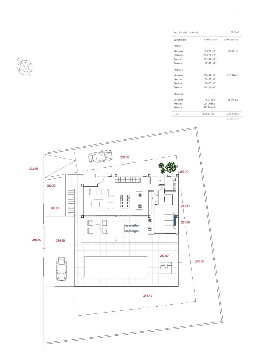 Chalet de 3 habitaciones en Benitachell / Benitatxell en venta con piscina garaje - 2.495.000 € (Ref: 9025261)