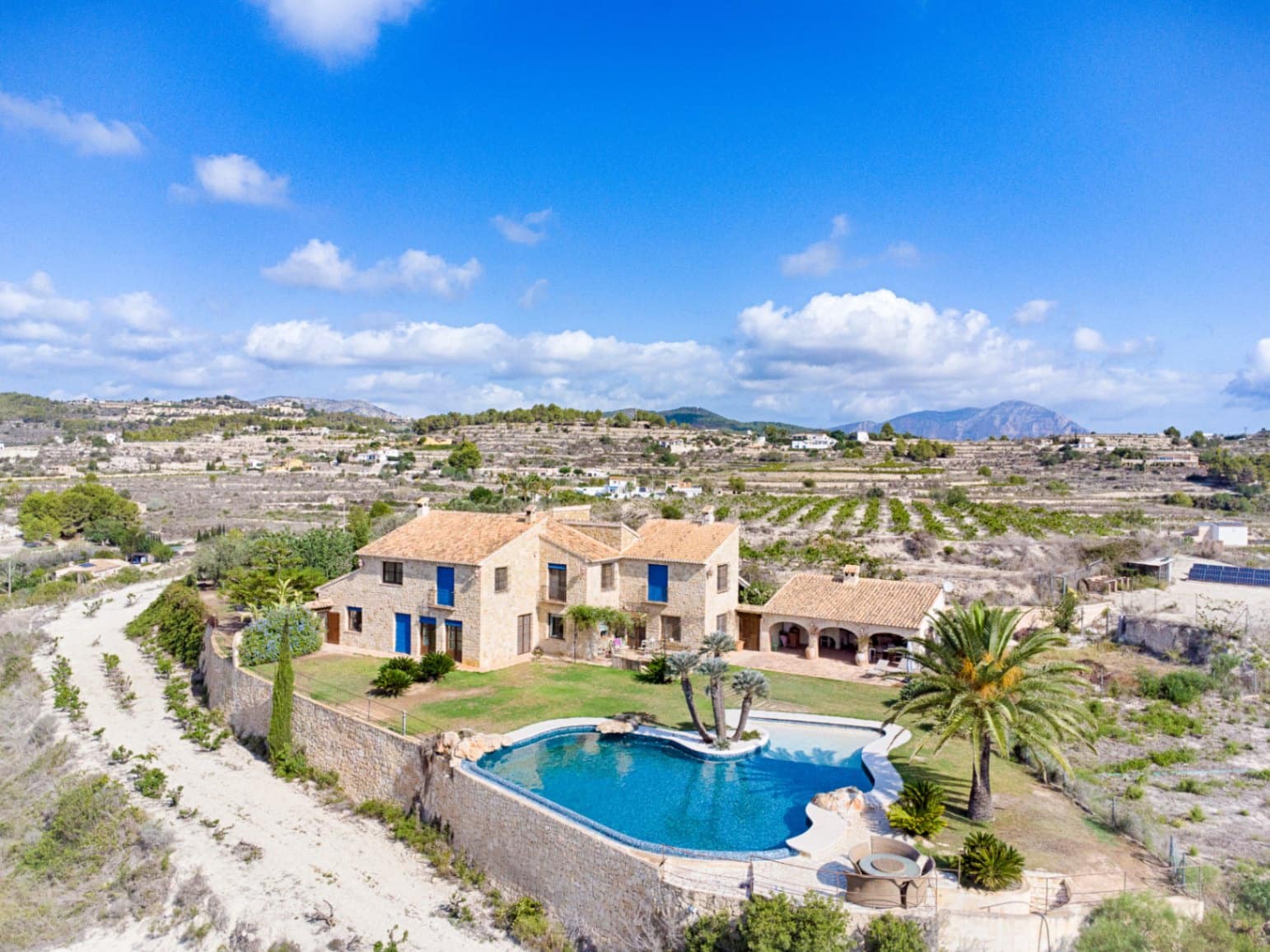 4 chambre Finca/Maison de Campagne à vendre à Moraira avec piscine garage - 4 200 000 € (Ref: 9345789)