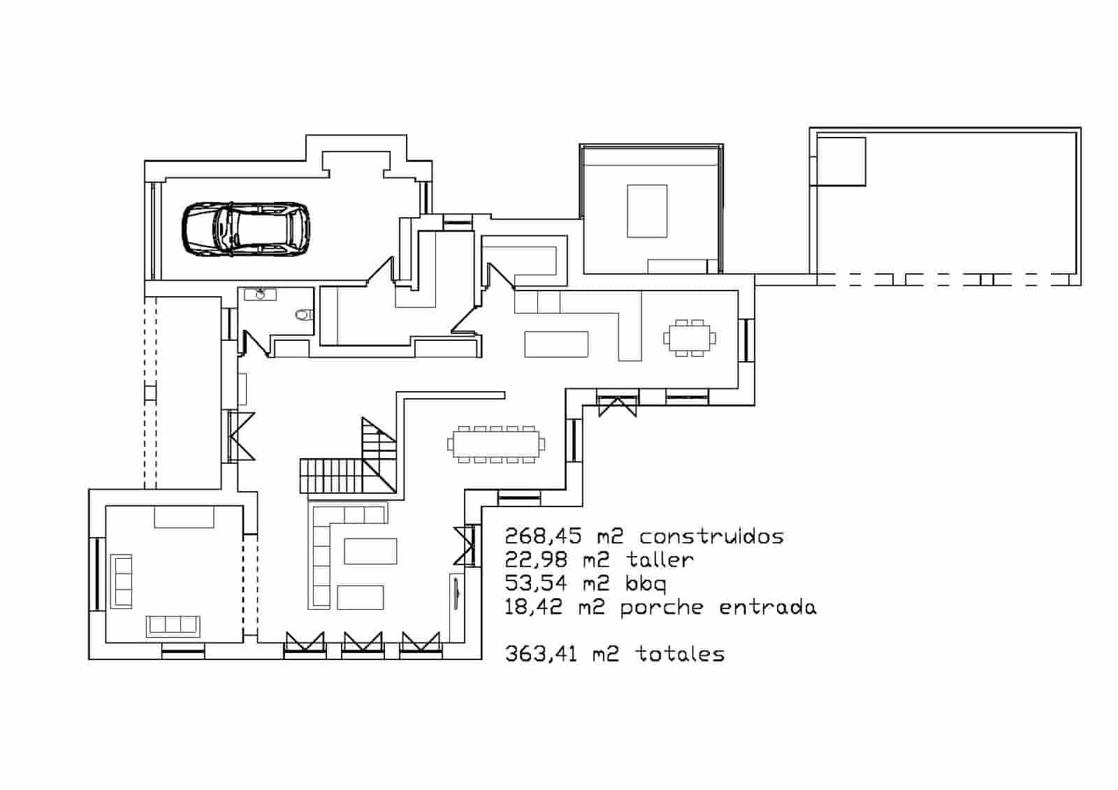 4 chambre Finca/Maison de Campagne à vendre à Moraira avec piscine garage - 4 200 000 € (Ref: 9345789)