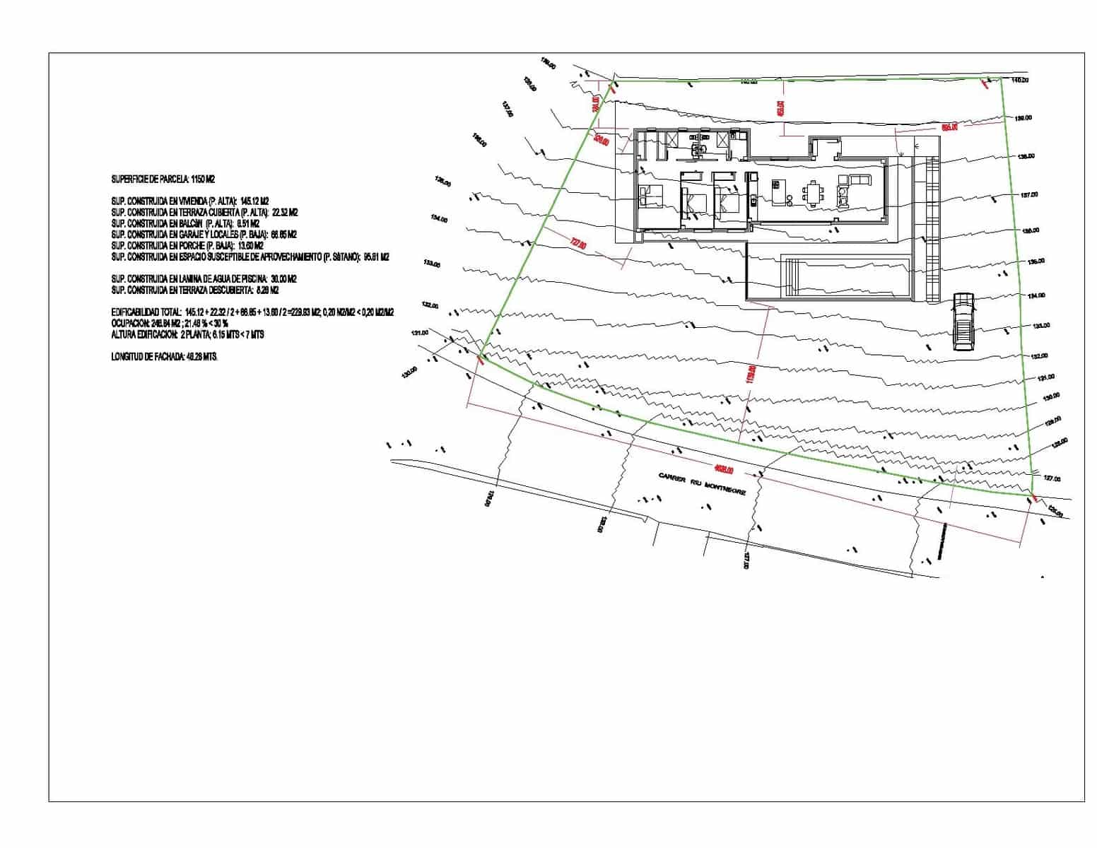 3 slaapkamer Villa te koop in Pedreguer met zwembad garage - € 728.000 (Ref: 9369023)