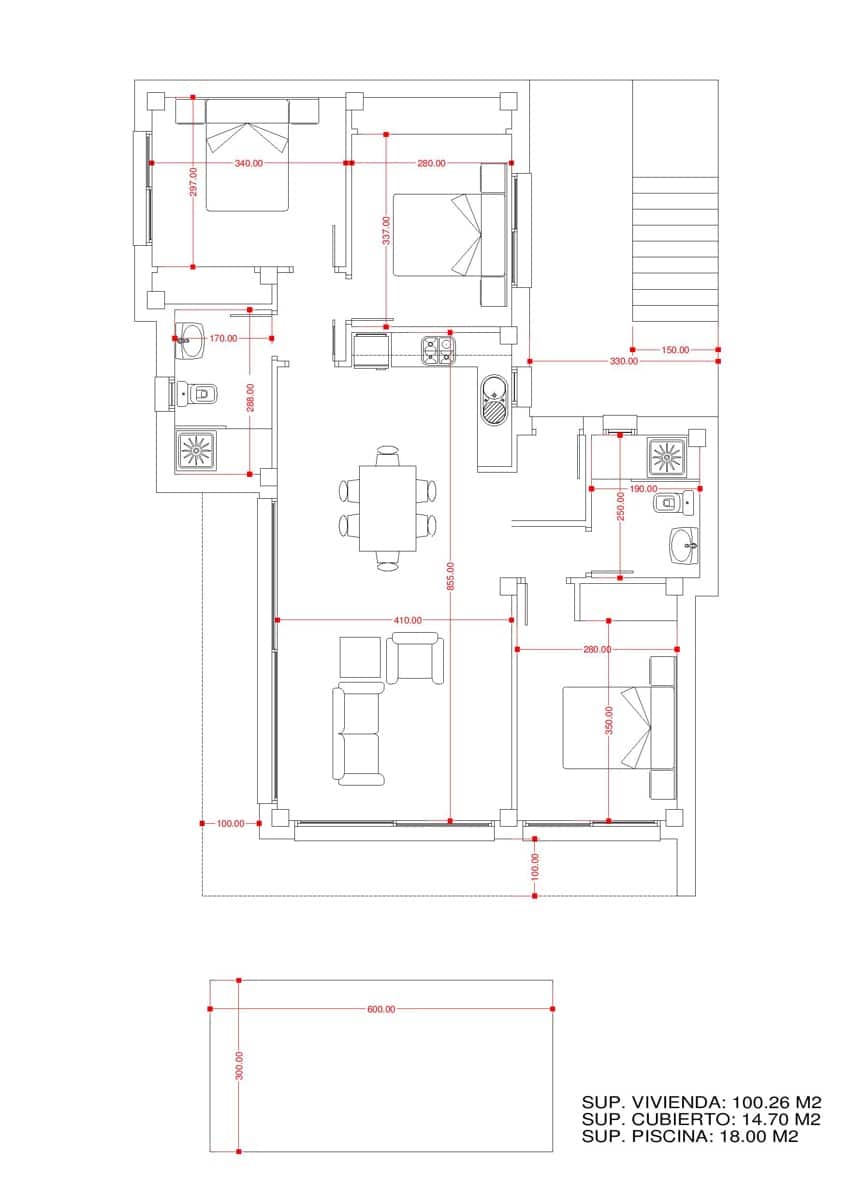 3 soveværelse Villa til salg i Pedreguer med swimmingpool garage - € 529.000 (Ref: 9398901)