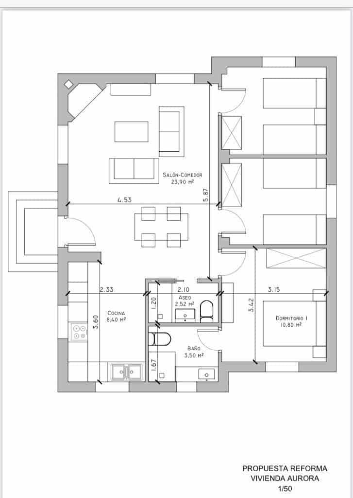 3 makuuhuone Maalaistalo vuokrattavana paikassa Casabermeja mukana uima-altaan 
autotalli - 1 390 € (Ref: 6796470)