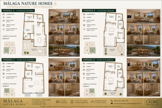 2 soverom Penthouse til salgs i Alfarnatejo - € 153 400 (Ref: 9961970)