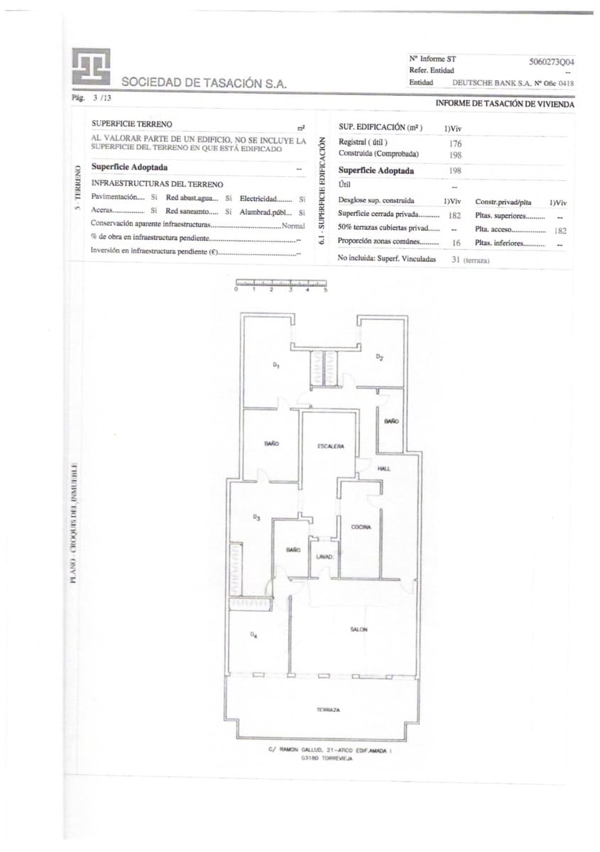4 soverom Penthouse til salgs i Torrevieja - € 298 950 (Ref: 7473646)