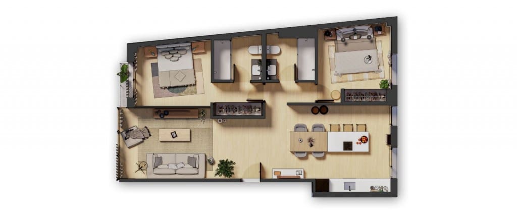2 slaapkamer Appartement te koop in Palma de Mallorca met garage - € 765.000 (Ref: 10009889)