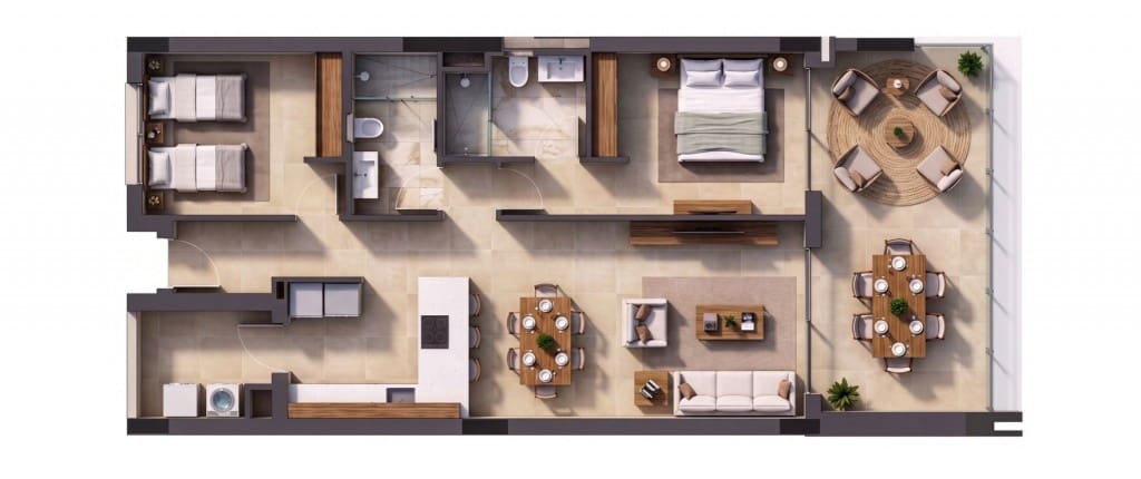 2 camera da letto Appartamento in vendita in Font de Sa Cala / Font de La Cala con piscina garage - 598.000 € (Rif: 10120597)
