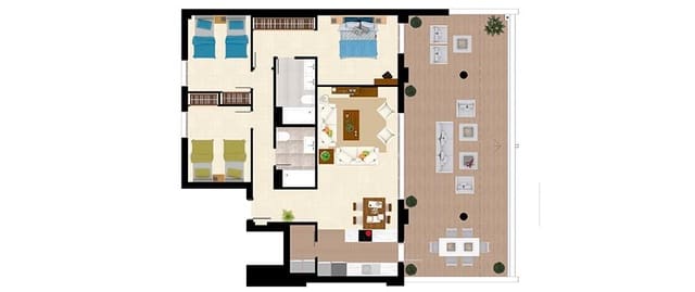 3 soveværelse Lejlighed til salg i Benahavís pueblo, Benahavís med swimmingpool garage - € 418.000 (Ref: 6656802)