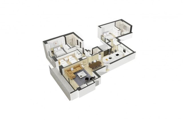 3 camera da letto Appartamento in vendita in Son Armadans, Palma de Mallorca con piscina garage - 1.000.000 € (Rif: 6656847)