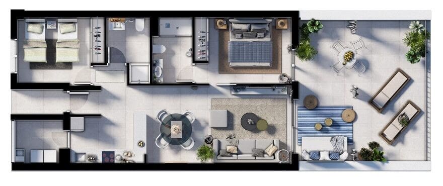 3 soveværelse Lejlighed til salg i Canyamel med swimmingpool garage - € 675.000 (Ref: 8017465)