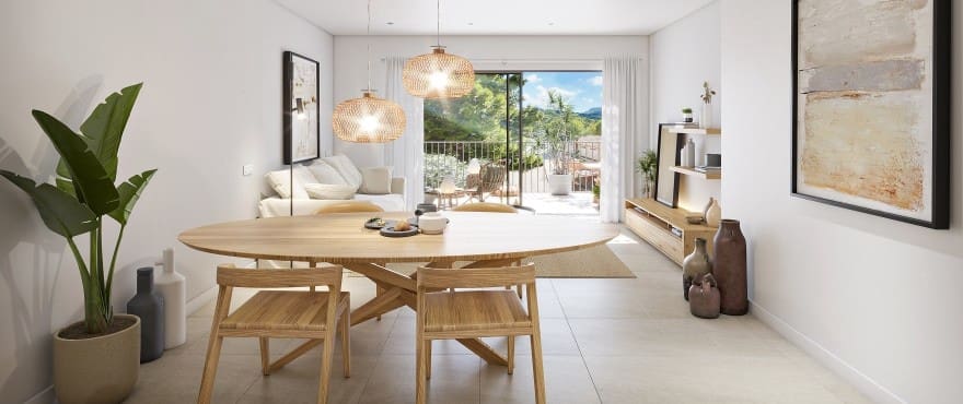 3 sypialnia Apartament na sprzedaż w Puerto de Andratx z basenem - 740 000 € (Ref: 8477441)