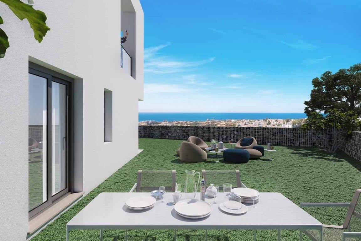 3 soveværelse Semi-Rækkehus til salg i Mijas med swimmingpool garage - € 416.000 (Ref: 8499523)