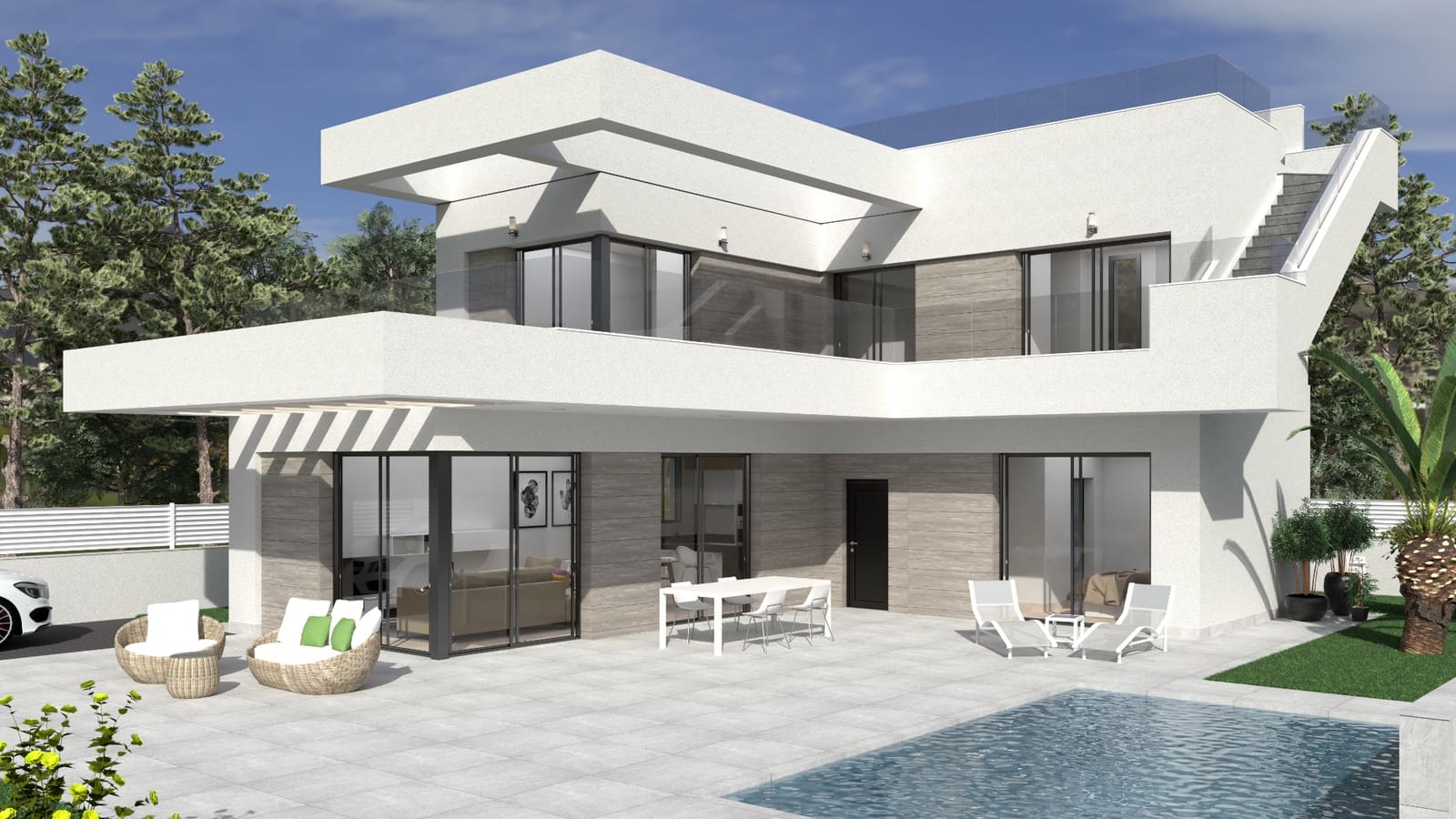 3 Zimmer Villa zu verkaufen in La Marina mit Pool - 599.000 € (Ref: 8782014)