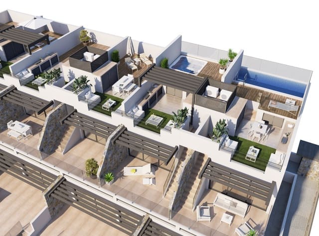 3 chambre Appartement à vendre à El Raso, Guardamar del Segura avec piscine - 396 000 € (Ref: 8823953)