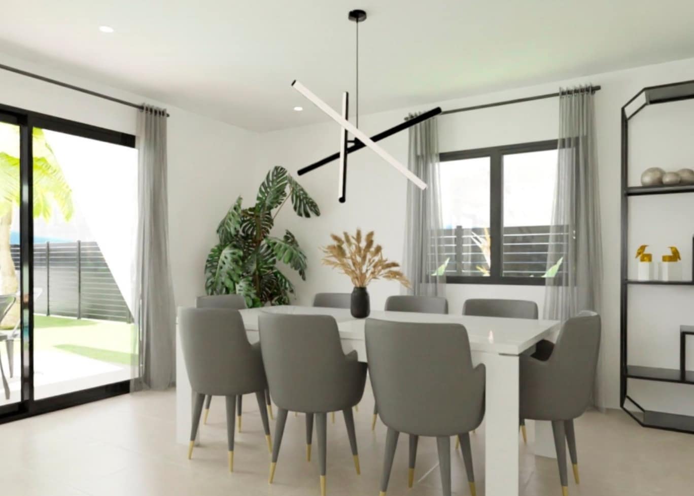 3 makuuhuone Huvila myytävänä paikassa Monforte del Cid mukana uima-altaan - 368 000 € (Ref: 8861925)