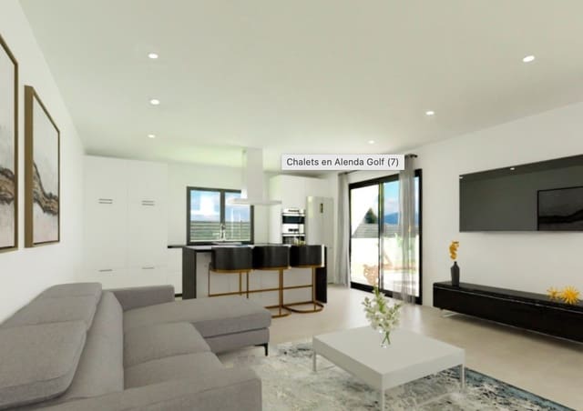 3 makuuhuone Huvila myytävänä paikassa Monforte del Cid mukana uima-altaan - 368 000 € (Ref: 8861925)