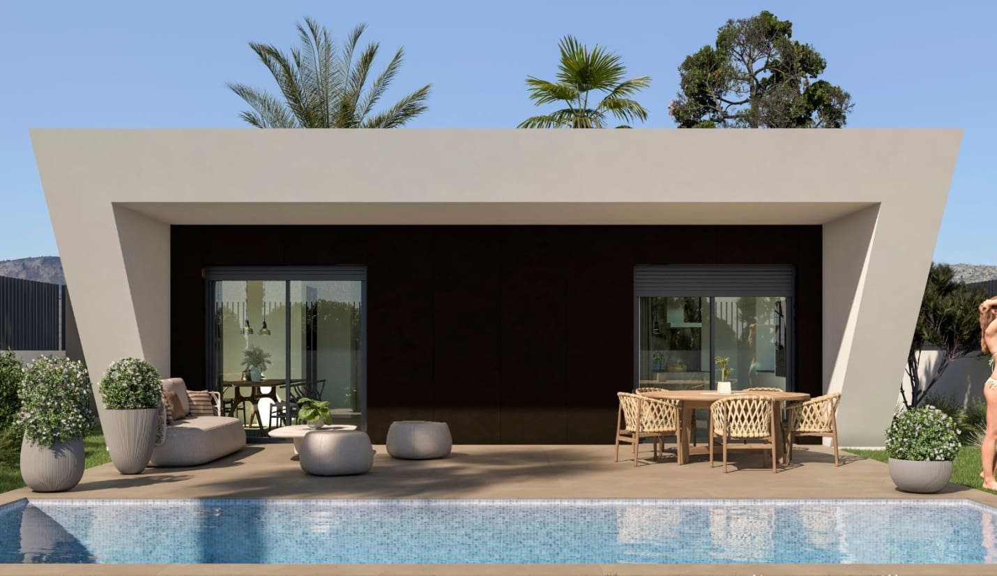 3 makuuhuone Huvila myytävänä paikassa Monforte del Cid mukana uima-altaan - 368 000 € (Ref: 8861925)