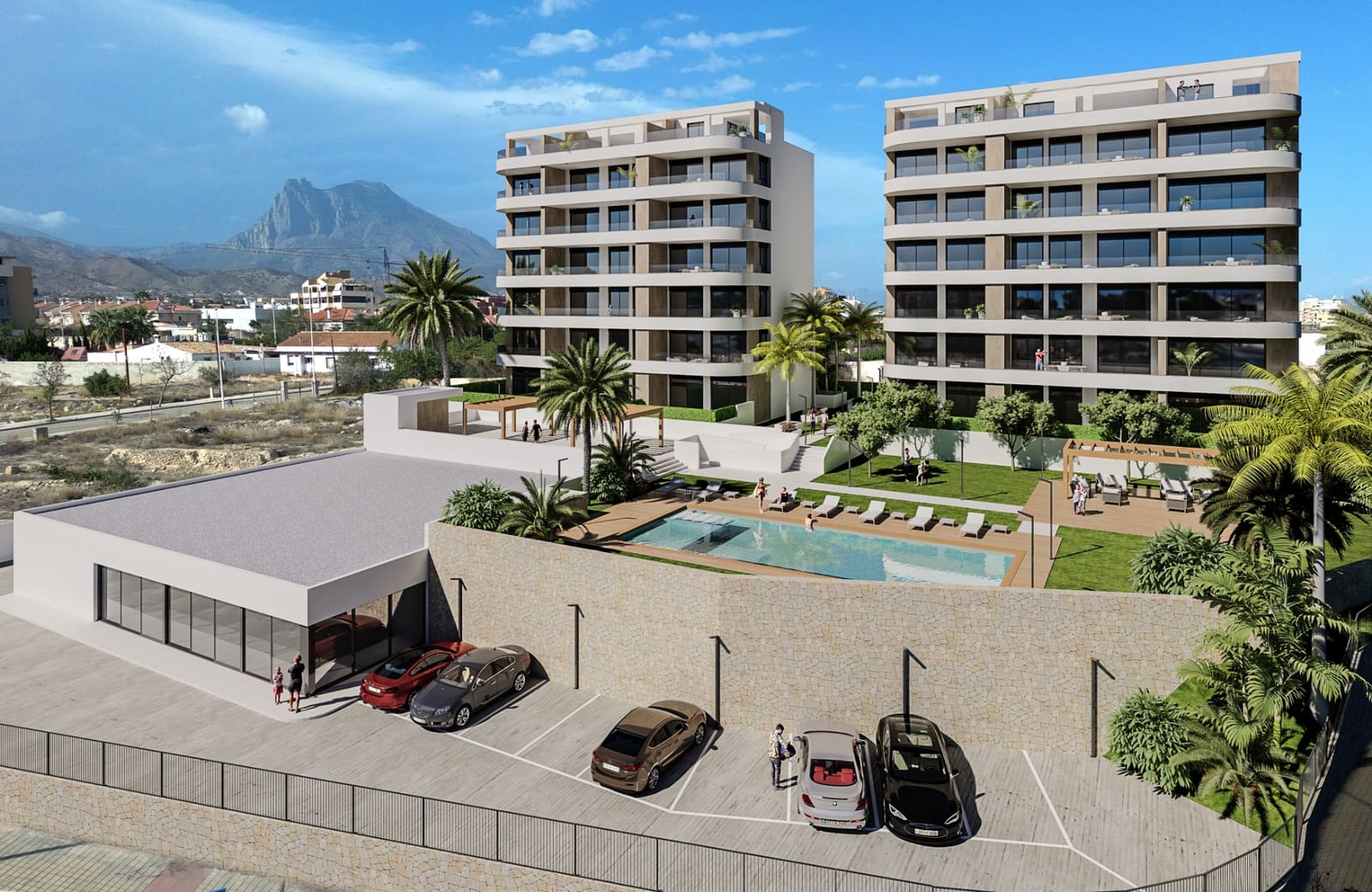 2 Zimmer Apartment zu verkaufen in La Villajoyosa / Vila Joiosa mit Pool - 345.000 € (Ref: 8861984)