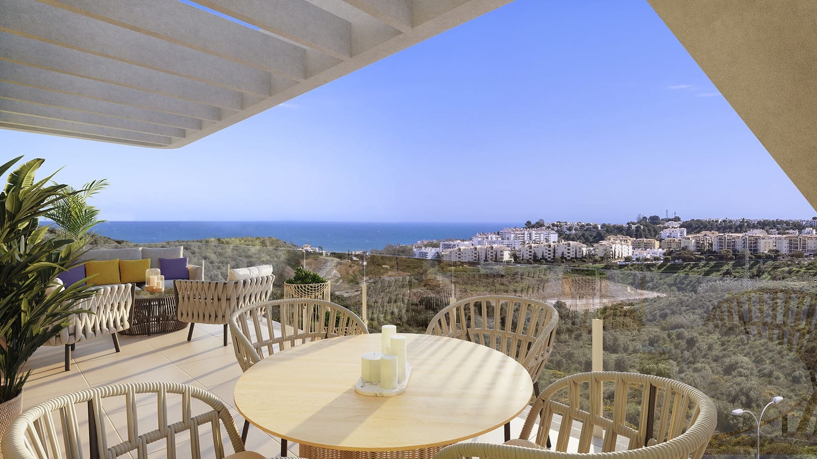 2 soveværelse Lejlighed til salg i Mijas Costa med swimmingpool garage - € 395.000 (Ref: 9012139)