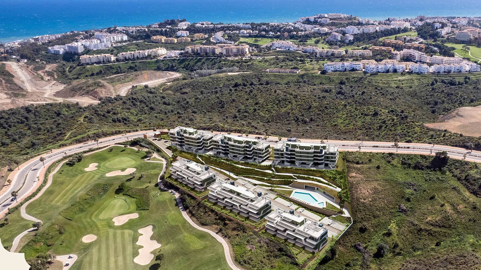 2 soveværelse Lejlighed til salg i Mijas Costa med swimmingpool garage - € 395.000 (Ref: 9012139)