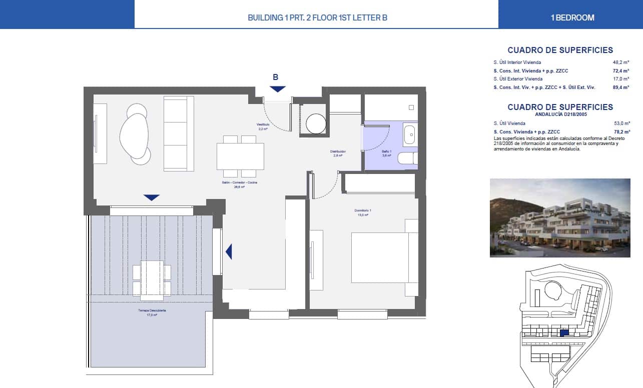1 soveværelse Lejlighed til salg i Pulpi med swimmingpool garage - € 210.000 (Ref: 9569998)