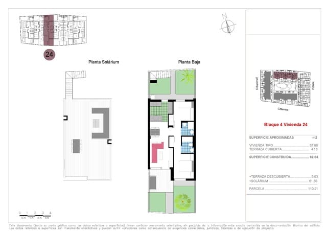 2 bedroom Semi-detached Villa for sale in El Vergel / Verger with pool garage - € 275,000 (Ref: 10048705)