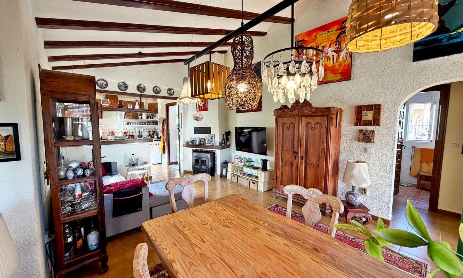 2 sypialnia Willa na sprzedaż w Pedreguer z basenem garażem - 259 000 € (Ref: 10063756)