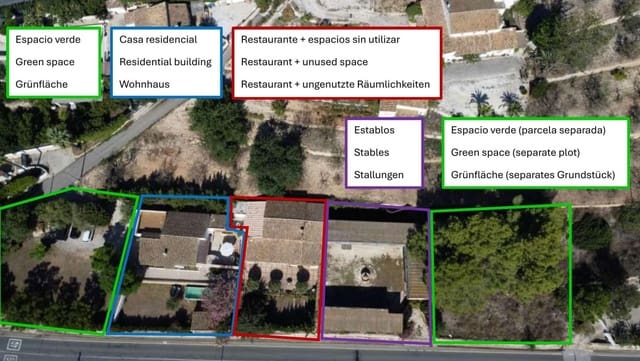 10 slaapkamer Finca/Landhuis te koop in Teulada Pueblo, Teulada-Moraira met zwembad garage - € 799.000 (Ref: 10110478)