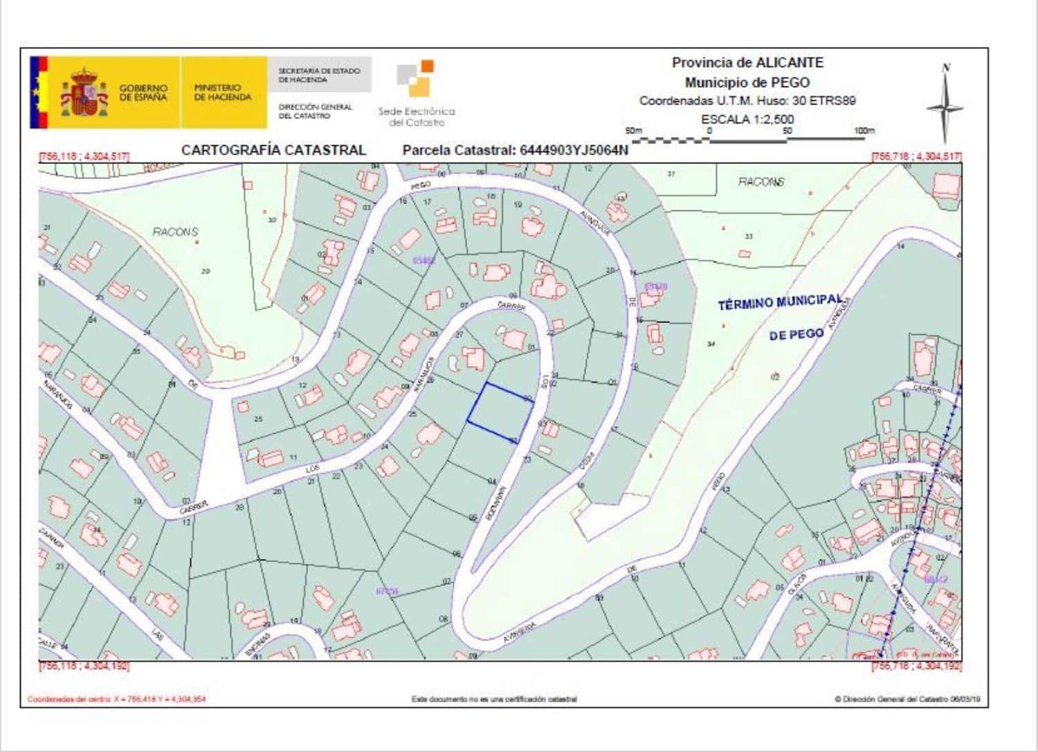 Grunde uden byggetilladelser til salg i Denia - € 129.500 (Ref: 5911567)