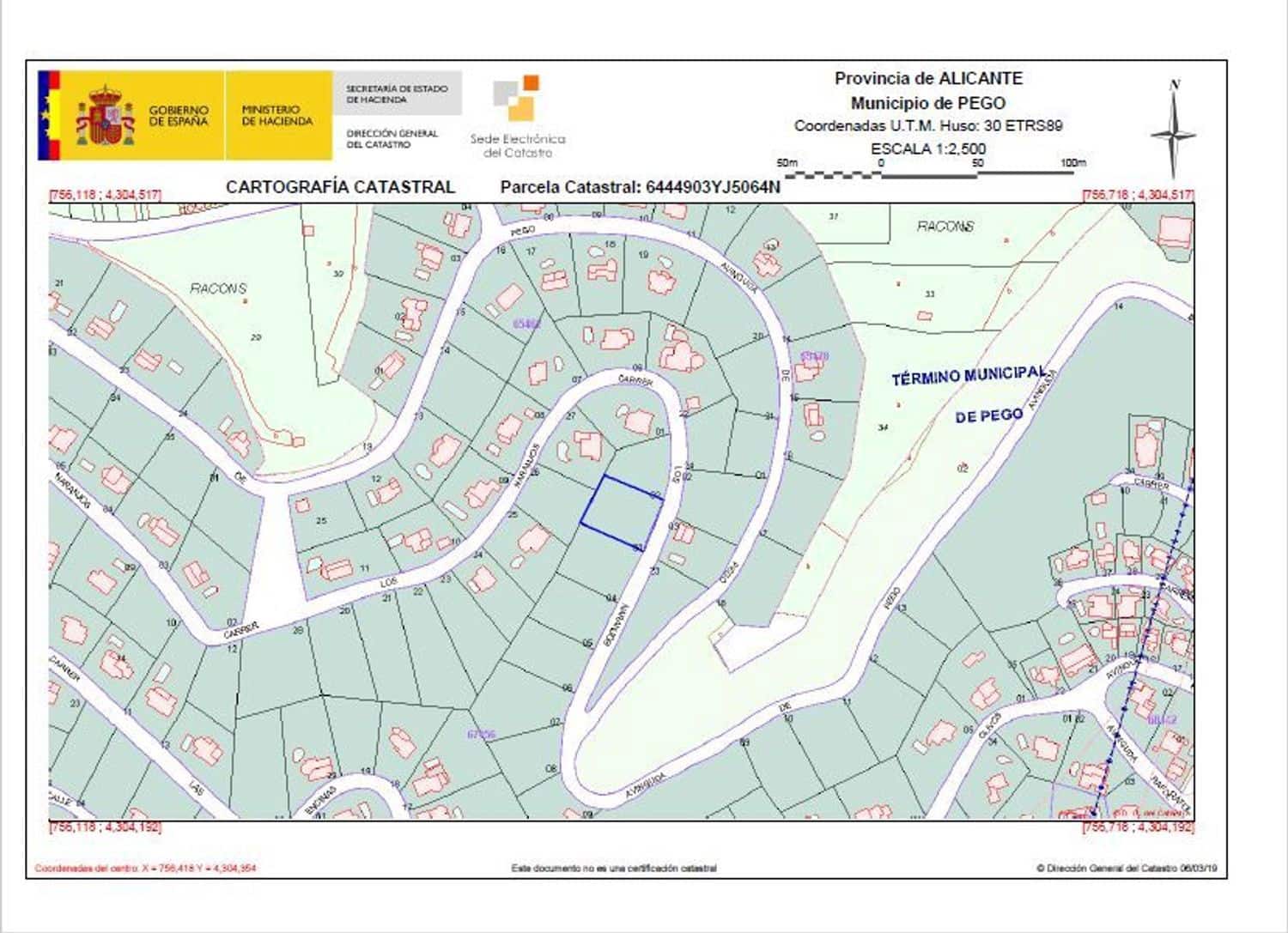 Undeveloped Land for sale in Denia - € 129,500 (Ref: 5911567)