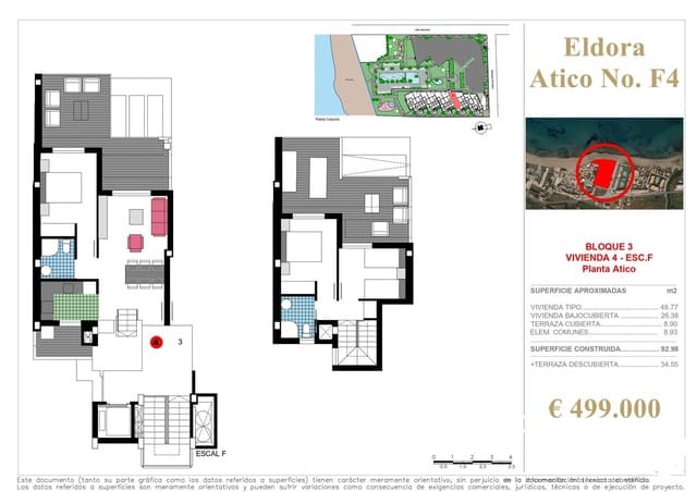 3 Zimmer Apartment zu verkaufen in L'Almadrava - L'Estanyó, Dénia mit Pool Garage - 599.000 € (Ref: 6463009)