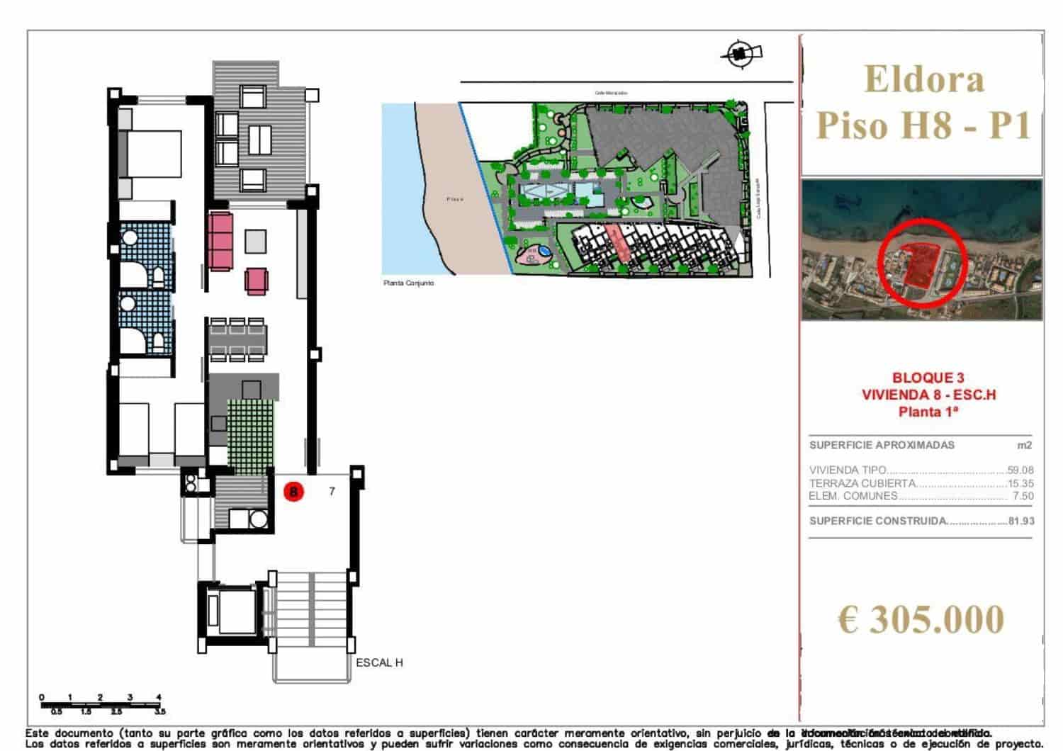 2 quarto Apartamento para venda em Denia com piscina - 285 000 € (Ref: 6465414)