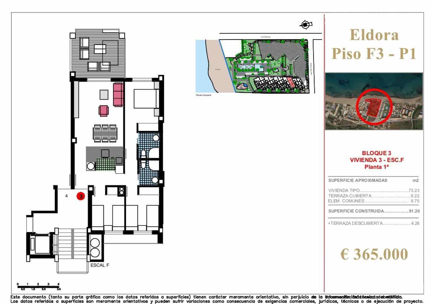 2 quarto Apartamento para venda em Denia com piscina garagem - 355 000 € (Ref: 6465414)