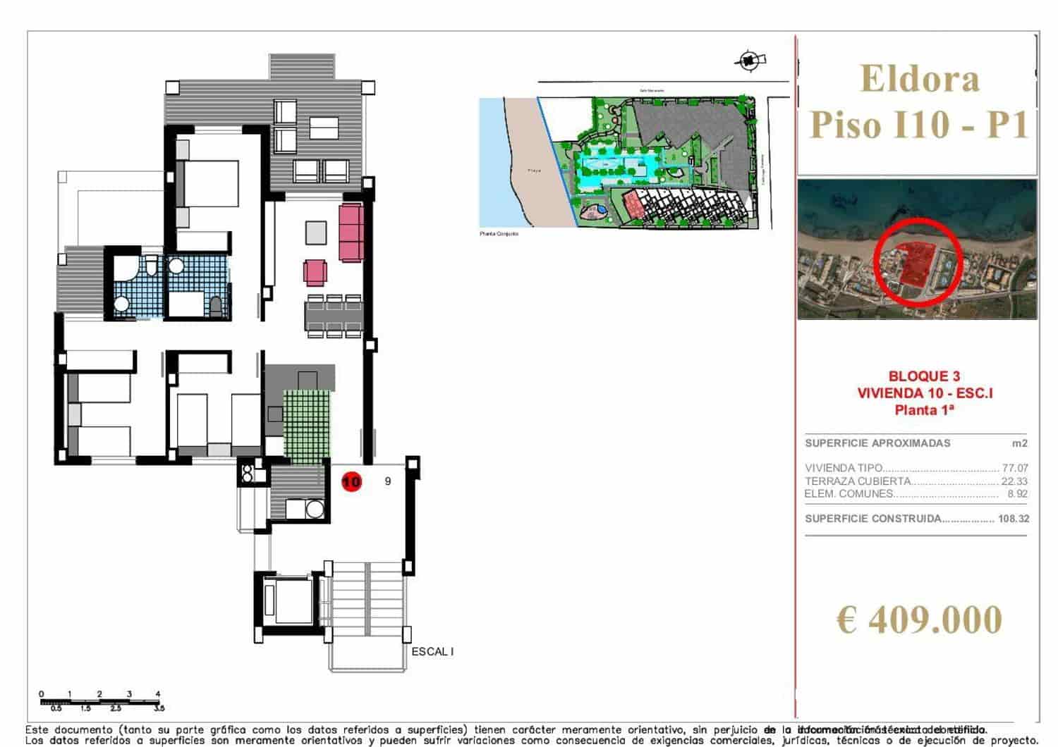 2 quarto Apartamento para venda em Denia com piscina garagem - 355 000 € (Ref: 6465414)