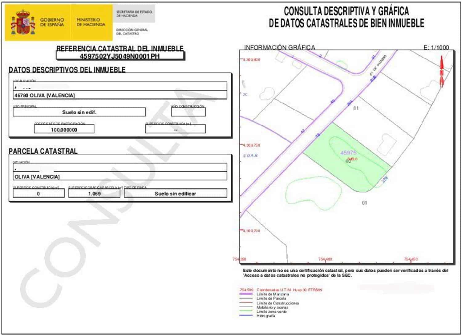 Undeveloped Land for sale in Oliva Nova - € 410,000 (Ref: 6860103)