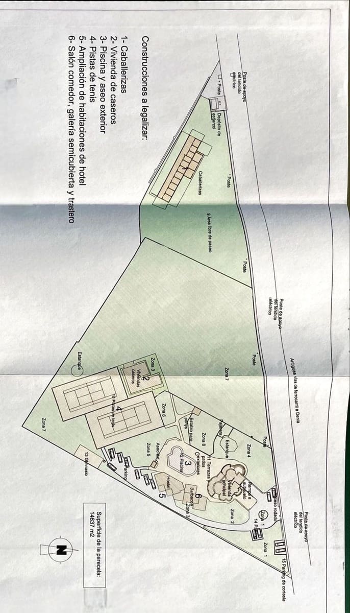 14 soverom Finca/Herregård til salgs i Els Poblets med svømmebasseng garasje - € 2 500 000 (Ref: 9294553)