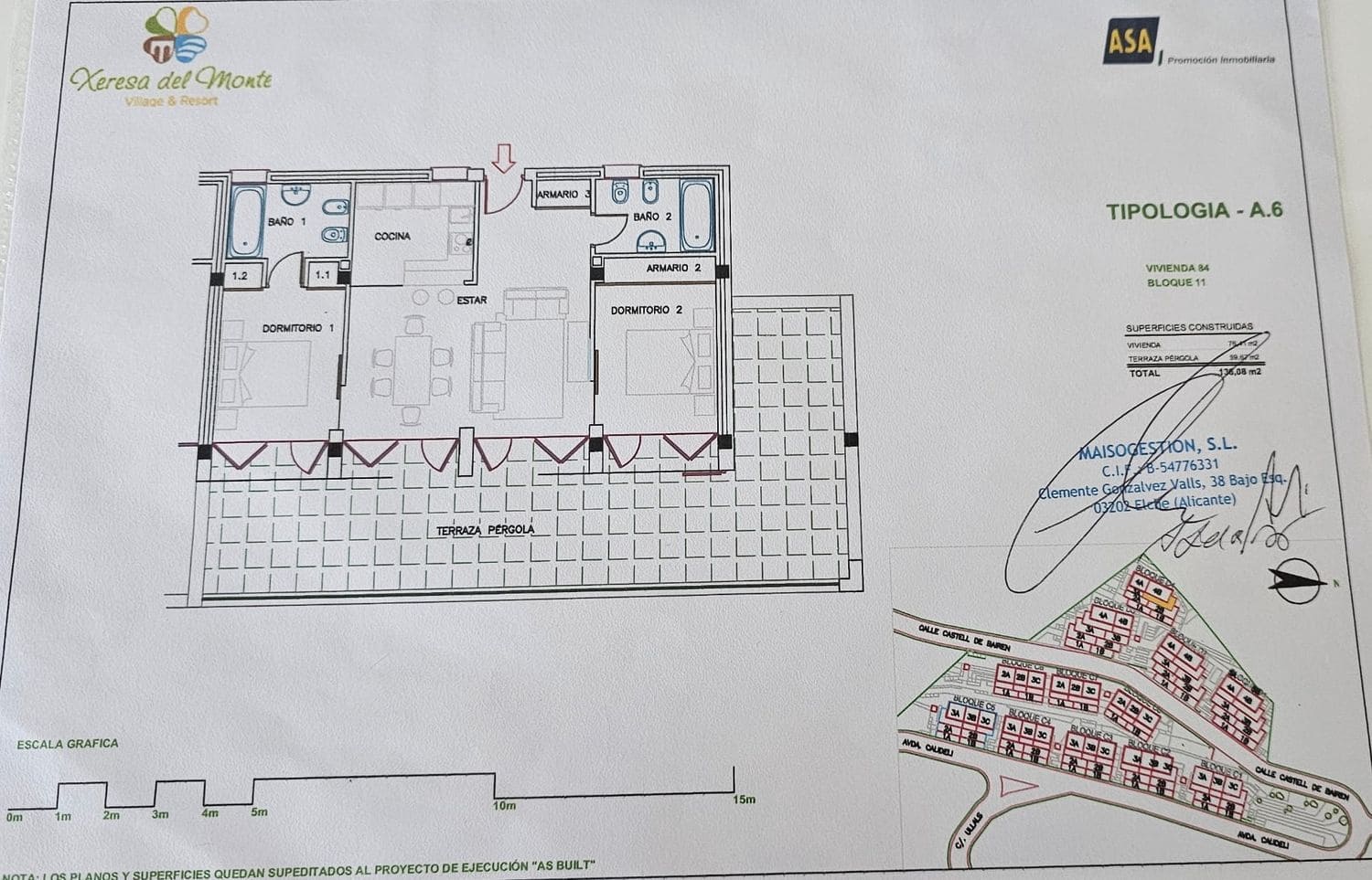 2 bedroom Apartment for sale in Xeresa with pool garage - € 239,000 (Ref: 9429370)