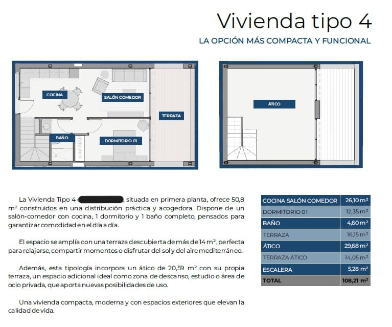 2 quarto Casa em Banda para venda em Pego com piscina garagem - 266 300 € (Ref: 9879931)