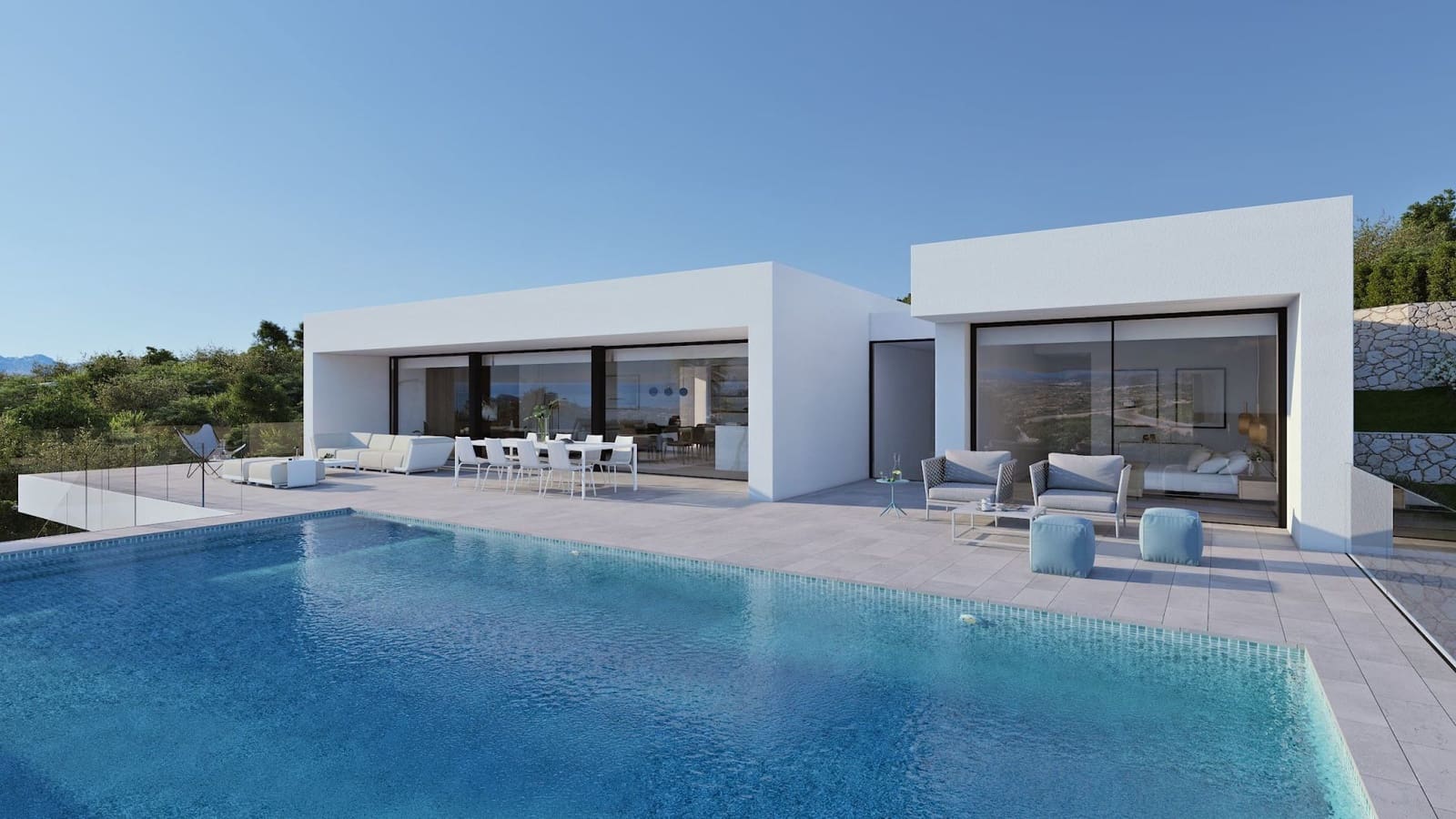 Chalet de 4 habitaciones en Benitachell / Benitatxell en venta con piscina garaje - 3.114.000 € (Ref: 9879967)