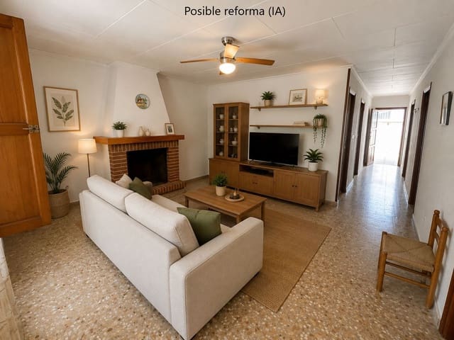 3 Zimmer Villa zu verkaufen in Oliva Playa, Oliva mit Garage - 290.000 € (Ref: 9793364)