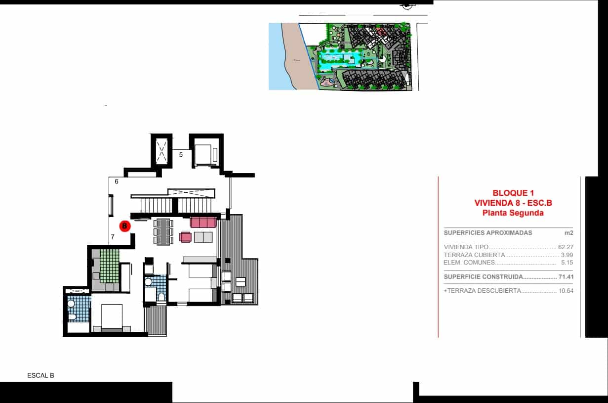 3 soverom Leilighet til salgs i Denia med svømmebasseng garasje - € 379 000 (Ref: 9934817)