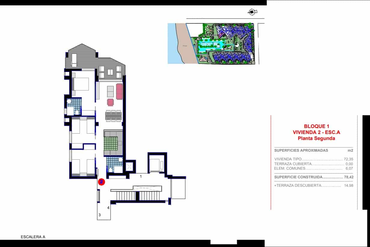 3 soverom Leilighet til salgs i Denia med svømmebasseng garasje - € 379 000 (Ref: 9934817)