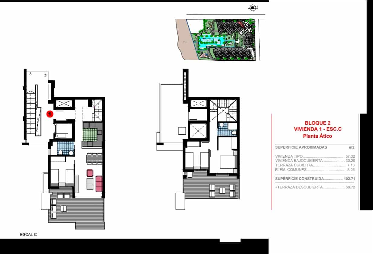 3 soverom Leilighet til salgs i Denia med svømmebasseng garasje - € 379 000 (Ref: 9934817)