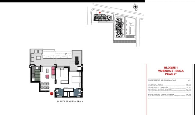 3 soveværelse Lejlighed til salg i Les Bassetes - El Marjal, Dénia med swimmingpool garage - € 449.000 (Ref: 9973993)