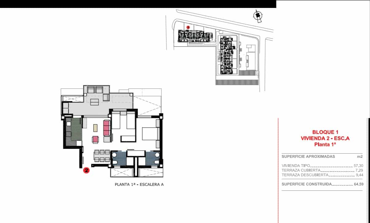 3 soveværelse Lejlighed til salg i Denia med swimmingpool garage - € 449.000 (Ref: 9973993)